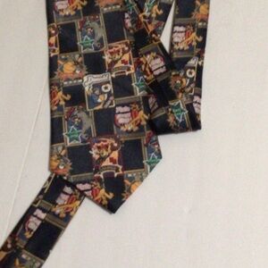 Disney Mickey Cartoon Print Tie